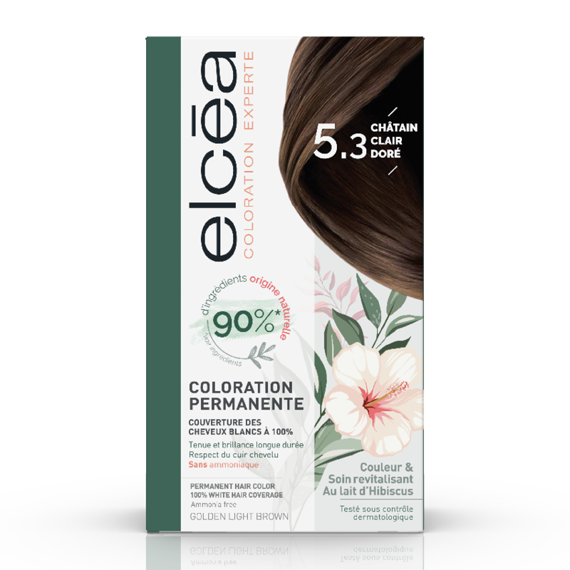 PRODUIT ELCEA COLO CHATAIN CLAIR DORE 5.3 2