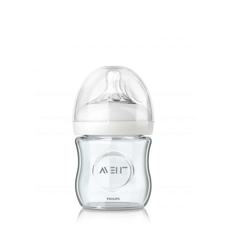 avent biberon natural verre 120 ml avent philips 2