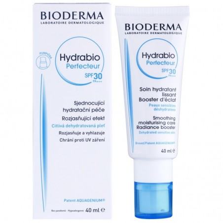 bioderma hydrabio perfecteur soin hydratant spf30 peaux sensibles deshydratees 40ml 2