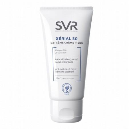 svr xerial 50 extreme creme pieds 40ml callosites et durillons rebelles