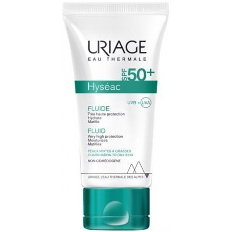 uriage hyseac fluide solaire spf 50 50ml haute protection