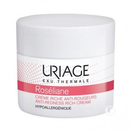 uriage roseliane creme riche anti rougeurs pot 40 ml