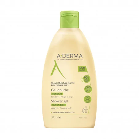 a derma les indispensables gel douche surgras nourrissant 500 ml