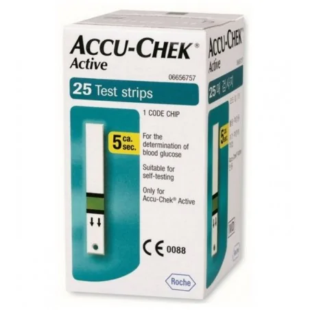 accu chek active bandelettes 25