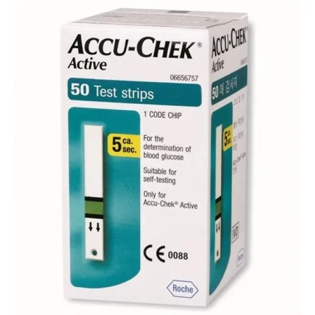 accu chek active bandelettes 50