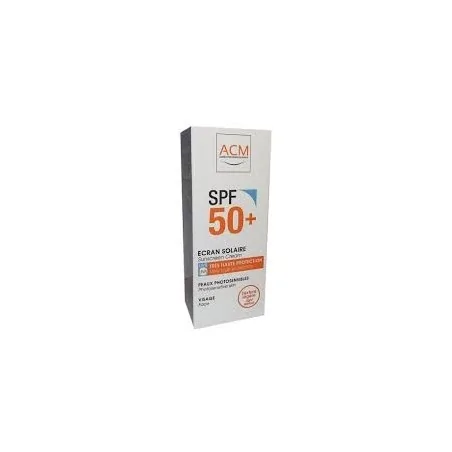 acm ecran solaire spf 50 visage peaux photosensibles