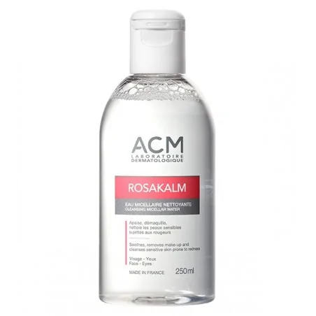 acm rosakalm eau micellaire nettoyante 250 ml