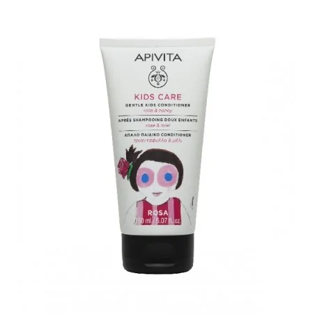 apivita apres shampooing kids rose miel 150ml