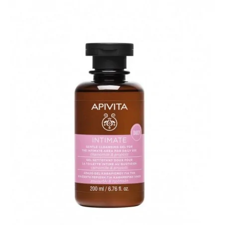 apivita gel nettoyant intime doux usage quotidien 200ml