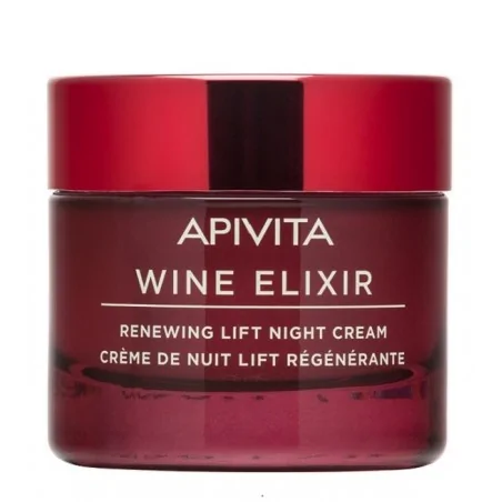 apivita wine elixir creme de nuit lift regenerante 50ml