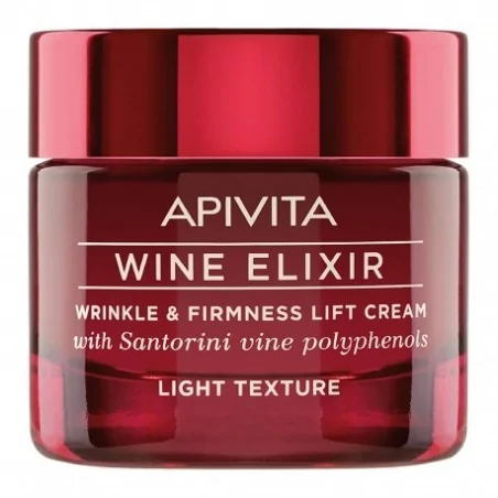 apivita wine elixir creme lift rides fermete texture light 50ml