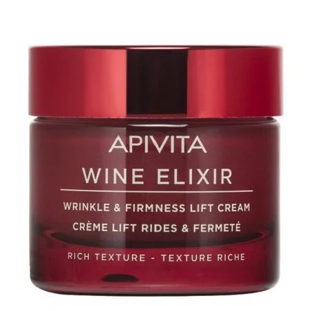 apivita wine elixir creme lift rides fermete texture riche 50ml