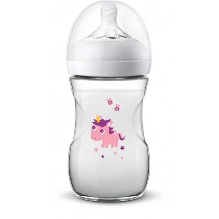 avent biberon natural 20 9oz unicorn scf07025