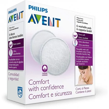 avent coussinets lavables 3 paires