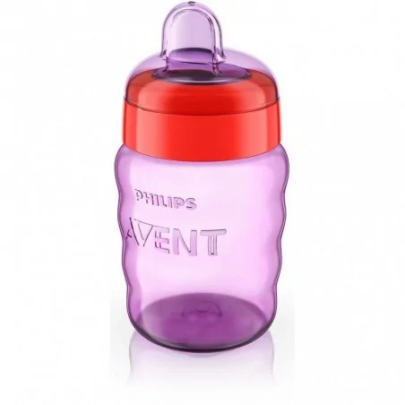 avent tasse mauve sans anses rouge 260 ml 12m fille scf55303