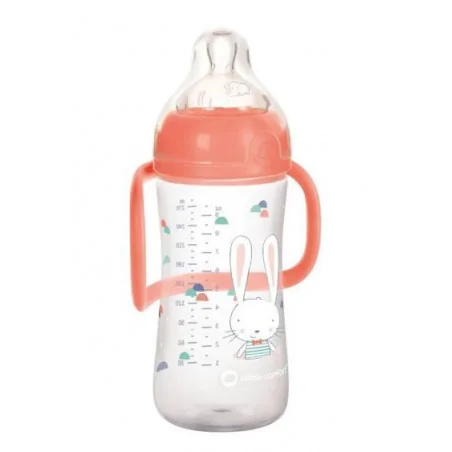 bebe confort biberon pp emotion avec poignees 270 ml corail 8129