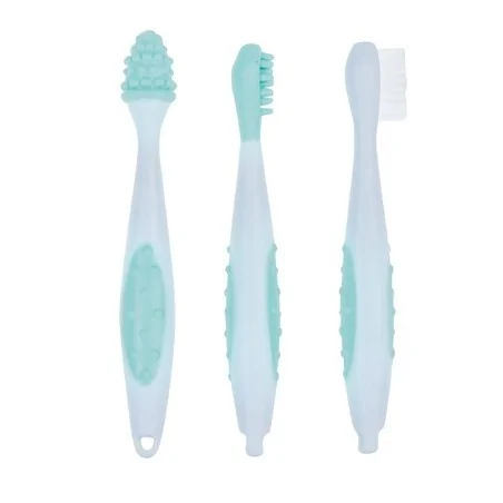 bebe confort set de 3 brosses a dents etui 0 36 mois