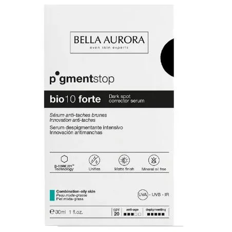 bella aurora bio10 forte pigment stop peau mixte a grasse