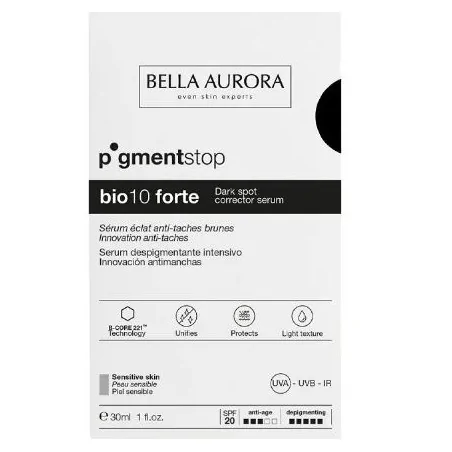 bella aurora bio10 forte pigment stop peau sensible