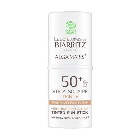 biarritz alga maris stick solaire teinte spf 50