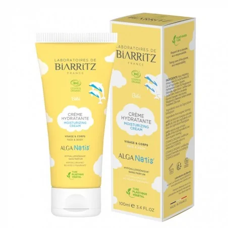 biarritz alga natis creme hydratante certifiee bio 100ml