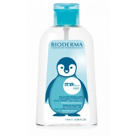 bioderma abcderm h2o 1l pompe inverse