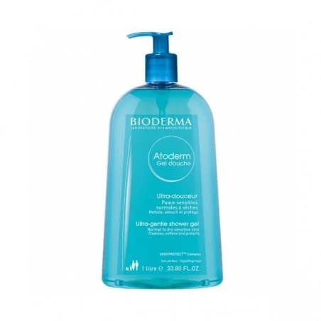 bioderma atoderm gel douche 500ml nettoie et adoucit