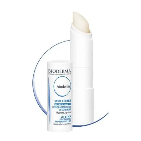 bioderma atoderm stick levres 4g apaise et repare