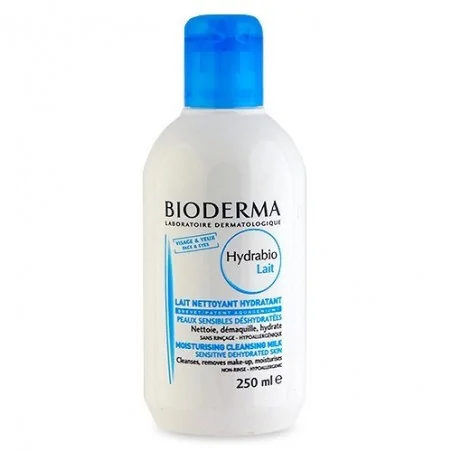 bioderma hydrabio lait nettoyant hydratant 250 ml