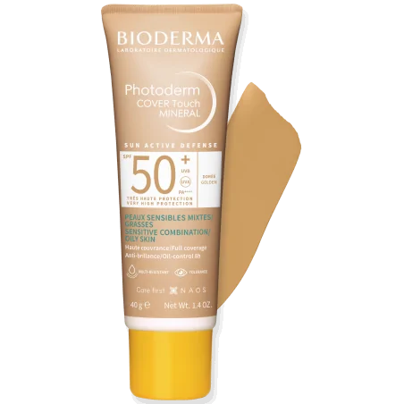 bioderma photoderm cover touch teinte doree spf 50