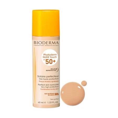 bioderma photoderm nude touch spf 50 teinte claire