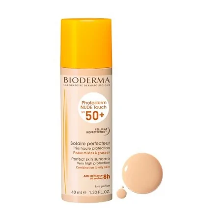 bioderma photoderm nude touch spf 50 teinte doree