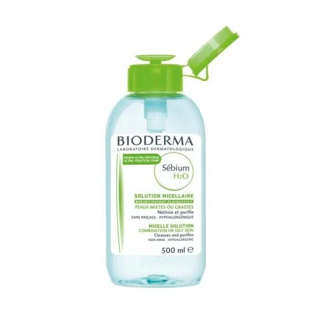 bioderma sebium h2o pompe inverse 500ml