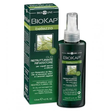 biokap huile nourrissante et reparatrice cheveux secs 125 ml