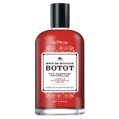 botot bain de bouche cannelle clou de girofle menthe 250 ml