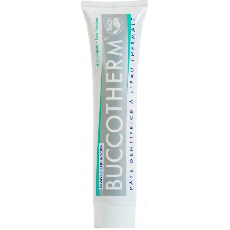 buccotherm dentifrice blancheur soin certifie bio 75ml