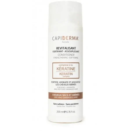 capiderma revitalisant apres shampooing a la keratine 200 ml