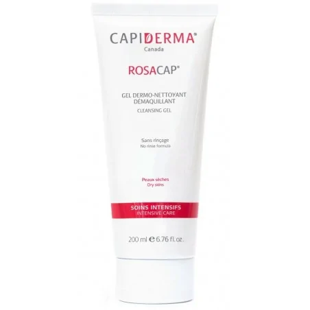 capiderma rosacap gel anti rougeurs dermo nettoyant 200ml