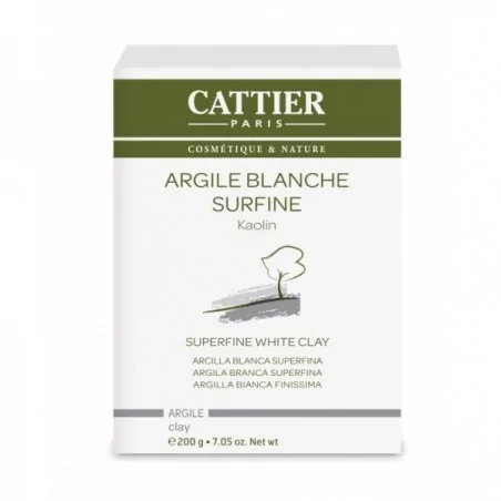 cattier argile blanche surfine 200g