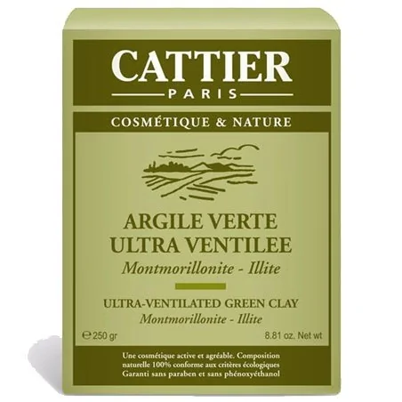 cattier argile verte ultra ventilee 250g