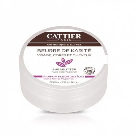 cattier beurre de karite fleur des iles 100g