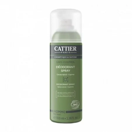 cattier deodorant spray safe control 100ml