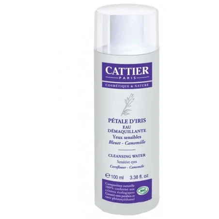 cattier eau demaquillante yeux sensibles 100ml