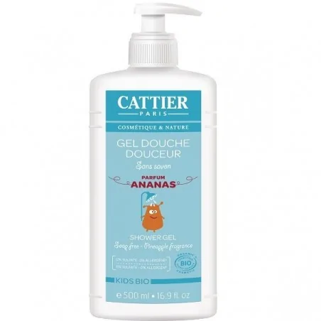 cattier gel douche douceur ananas sans savon 500ml