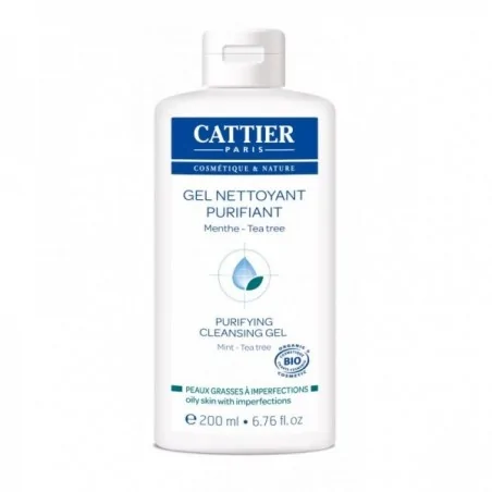 cattier gel nettoyant purifiant 150ml