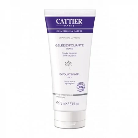 cattier gelee exfoliante grains de lumiere nouveau 75ml