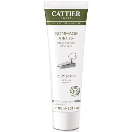 cattier gommage a l argile blanche 100ml