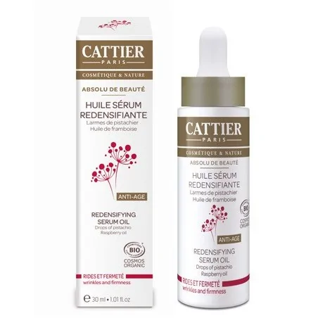 cattier huile serum redensifiante absolu de beaute 30 ml