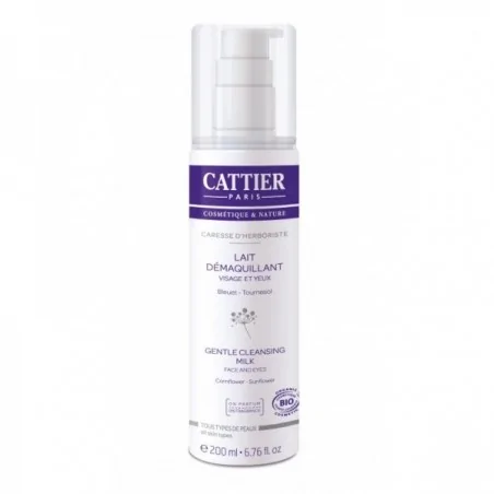 cattier lait demaquillant douceur visage et yeux 200ml