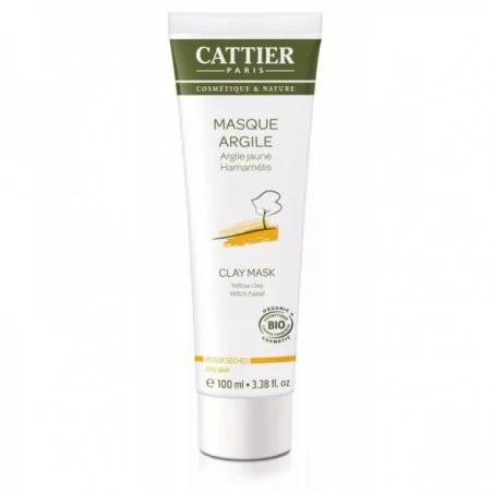 cattier masque a l argile jaune 100ml